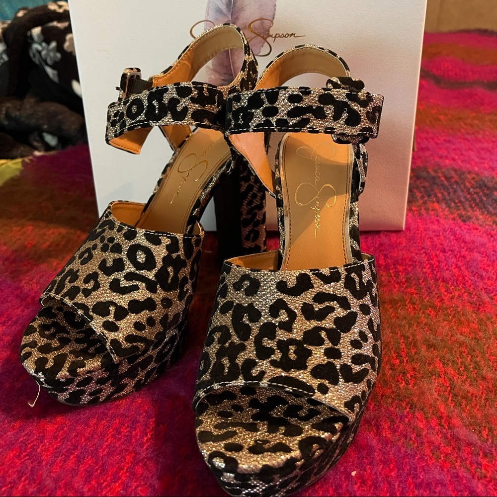 Jessica Simpson Leopard Heels